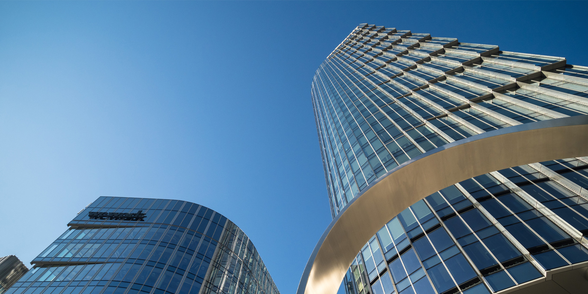 Glass buildings